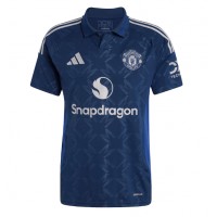 Maglia Calcio Manchester United Alejandro Garnacho #17 Seconda Divisa 2024-25 Manica Corta